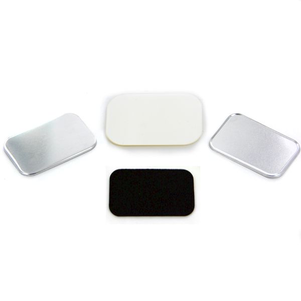 2" x 3" Rounded Corner Rectangle Magnet Button Complete Set